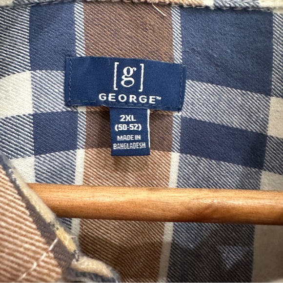 George 2XL Plaid Flannel - Picture 4 of 7